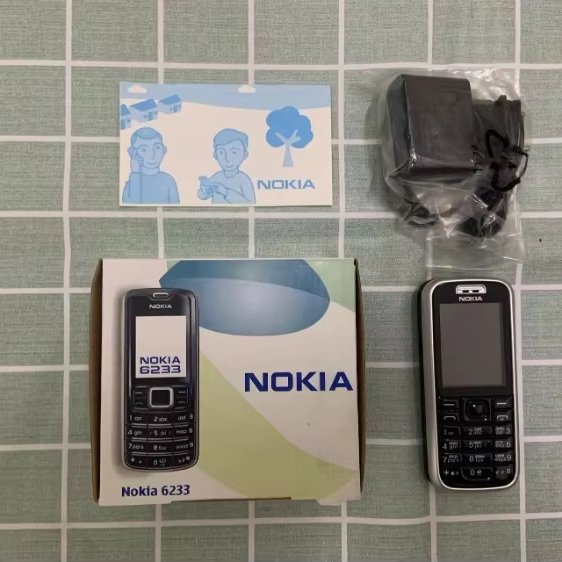 Original mobile phone Russian keyboard mobile phone 6233 3G Keypad Mobile Phone